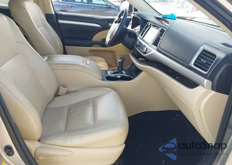 2015 Toyota Highlander Xle V6 from USA, damaged, VIN 5TDKKRFH9FS098648